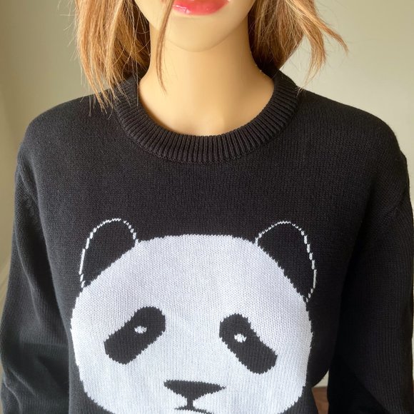 Panda Face Sweater - Picture 4 of 9